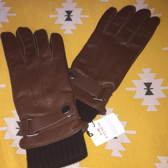 NWT Coach Mahogany 3 in 1 Gloves - Picture 7 of 8